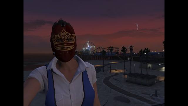 Pier Sunset Selfie